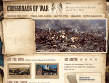 Tablet Screenshot of crossroadsofwar.org